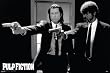 Pulp Fiction (Pointing Guns) Movie Poster Print - 24" X 36"
