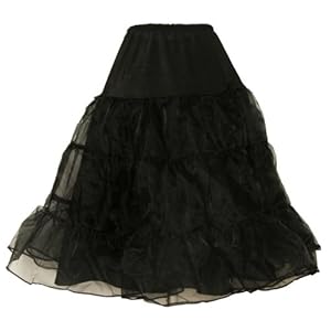 Rot Schwarz Weib Blau Pink Hoopless Hochzeit Bridal Petticoat Crinoline Unterrock