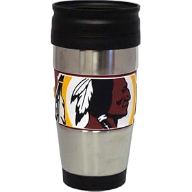 Washington Redskins 16 Ounce Stainless Steel Travel Tumbler
