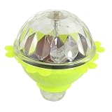 Yellow Green Case RGB LED Light Spinning Gyroscope Gyro Peg-top Toy for Children