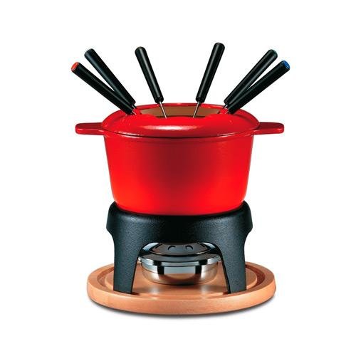 Swissmar Sierra Red 11-Piece Fondue Set