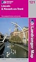 Lincoln and Newark-on-Trent (Landranger Maps) (OS Landranger Map)