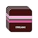 Personal Name Gift - EYELASH Set of 4 Mini-Mousepad Coasters (pink design)
