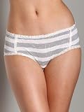 Wendy Glez Leisure Ruffled Back Panties Oatmeal and Black