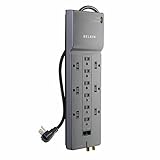 New Belkin Be112234-10 12-Outlet 8-Foot 3996 Joules Home/Office Surge Prote ....