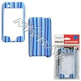 Blue Stripes Case Cover Snap On Protective for Apple iPhone Touch iTocuh