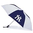 NY Yankees Navy/White Automatic Folding Umbrella