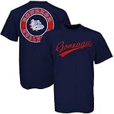 Gonzaga Bulldogs Navy Blue Dual Graphic T-shirt