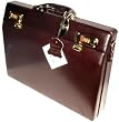 Mancini Leather Burgundy Attache Case 2,5