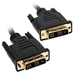 Ikross High Resolution Gold 2m 6ft DVI - DVI Cable for Flat Panel Displays, Hdtv,Plasma