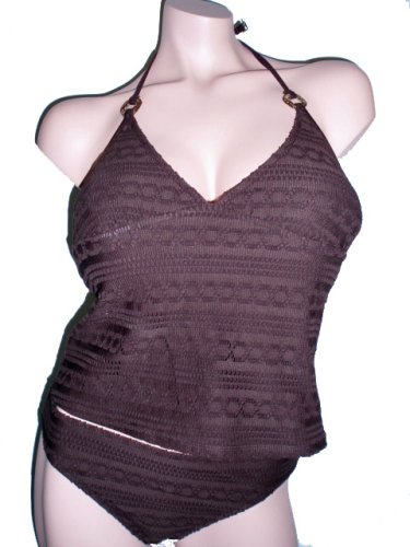 Quiksilver Island Escape Lily Crochet Halterkini Swimsuit Set