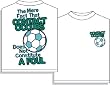 Contact Occurs Short Sleeve Soccer T-Shirt