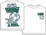 Contact Occurs Short Sleeve Soccer T-Shirt - Youth Medium