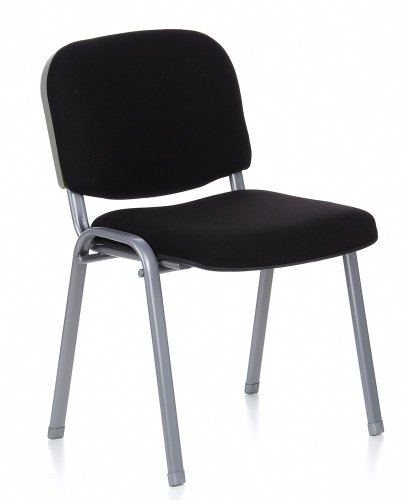 HJH Office/Buerostuhl24 704100 Konferenzstuhl / Besucherstuhl XT 600 schwarz / silber