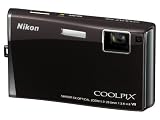 Nikon �f�W�^���J���� COOLPIX (�N�[���s�N�X) S60 �p�[�v���b�V���u���b�N COOLPIXS60BK