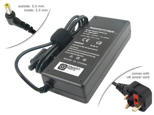 AC Adapter 19V 4.9A Laptop Charger 90W Power Supply, compatible with Toshiba Satellite Equium PA3468E PA3469U PA3468U PA3468U-1ACA PA3432U-1AC3 PA3380U-1ACA PA3165U-1ACA PA3432E-1ACA PA3432U-1ACA Asus Acer Liteon Lite-On PA-1900-05 PA-1750-01 PA-1900-04 PA-1900-05C ADP-75SB BB ADP-90SB BB ADP-90FB ADP-60NH B HP Compaq 324815-001 PPP012L DC895B F5104A FPCAC33 LSE0202C1990 LSE0202D2090 API1AD43 FMV-AC314