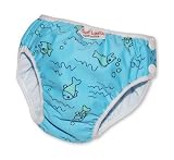 Imse Vimse Swim Diaper Blue Fish Super Large [Health and Beauty]
