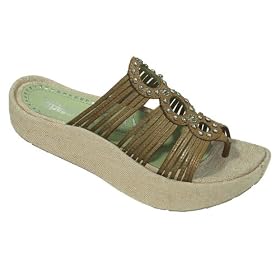 Earth Couture Ladies Pizzazz Thong Sandals by Earth