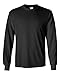Gildan Ultra Cotton Adult Long Sleeve T-Shirt -Black, X-Large