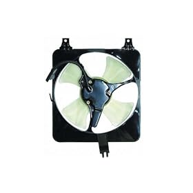 90-93 HONDA ACCORD / 92-96 HONDA PRELUDE (L4) AC CONDENSER COOLING FAN (W/ SHROUD, W/ MOTOR) 91 94 95 1990 1991 1992 1993 1994 1995 1996