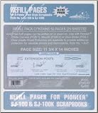 Pioneer 11 Inch by 14 Inch Postbound Refill Pages, 25 Per Package