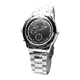 4GB 4G Hidden HD Camera Watch Steel Wrist