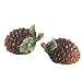 Woodlands Forest Evergreen Pine Cones Salt & Pepper Set S/P Andrea by Sadek