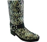 Radical Boot Men's Bone Yard Fence 09B Cowboy Boots