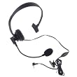 Wireless Technologies Hands Free Over the Head Headset with Boom Mic with 2.5mm Jack