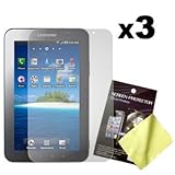 Three LCD Screen Guards / Protectors for Samsung Galaxy Tab P1000