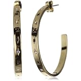 Disney Couture Tinker Belle Hoop Earrings With Star