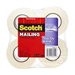Scotch Tear-by-Hand Tape, 1.88 Inches x 50 Yards, 4-Pack (3842-4)