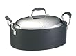 Anolon Advanced Hard Anodized Nonstick Rachael Ray 8-Quart Covered Oval Pasta Pot