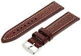 Hadley-Roma Men's MSM894RB-220 22-mm Brown Genuine Leather WatchStrap