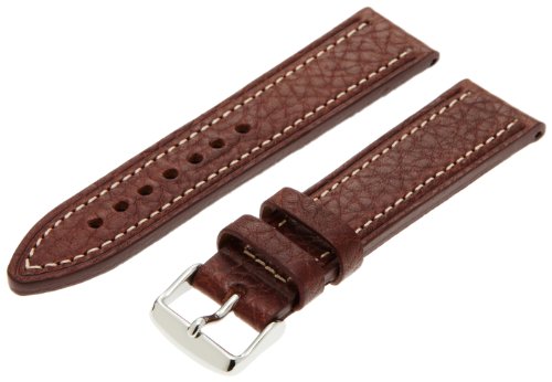 Hadley Roma Men s MSM894RB 220 22 mm Brown Genuine Leather WatchStrap