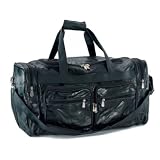 Black Leather Tote Bag