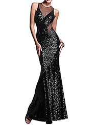 Cocktail Polyester Mermaid Sequined Backless Mesh Club Dress/Homecoming Dress/Wedding Dress 