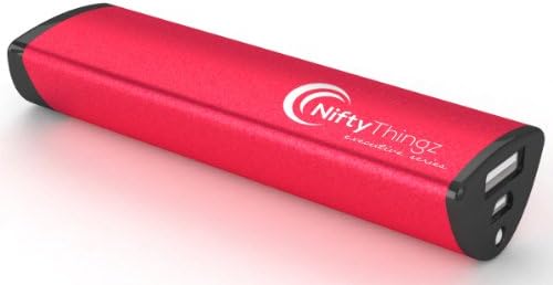 Cell Phone Portable Charger, Top Selling, New & Improved Lipstick Size, 2600mah Universal External Power Bank. Portable Battery Charger. For Mobile & Smartphones,including Iphones 5s, 5c, 5, 4s, 4, Ipods, Samsung Galaxy S4, S3, S2, Note 2, Note 3, HTC One, Most Android Smart Phones & Many Other Usb-charged Devices. Uniquely Designed in Ruby Red, Beautifully Gift Boxed. 4 Adapters, USB Cable & Velveteen Carry Pouch. The Only Charger with 100% No-hassle Replacement Guarantee.