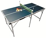 5FT FOLDABLE PORTABLE TABLE TENNIS PING PONG TABLE - GREEN