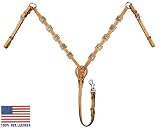 Kickin' Country Square Breast Collar USA Leather