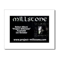 MILLSTONE Project Millstone 305x254mm Matted Music Print/Mini Poster - White