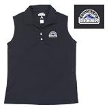Colorado Rockies Womens Excellence Sleeveless Mesh Polo by Antigua Sport at Antigua