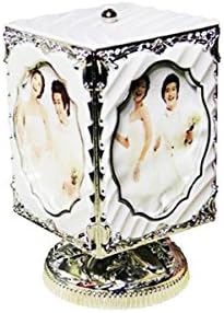 Aisec Creative Wheel Rotating Musie Rhythm Picture Frame (4X4X6.7Inches)