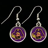 NCAA East Carolina Pirates Team Dangle Earrings