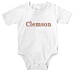 Clemson - White Baby Creeper