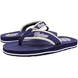 MLB San Diego Padres Navy Blue Contoured Flip Flops (X-Large)