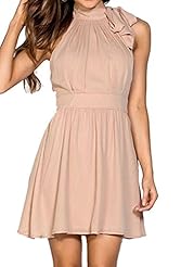 Cocktail Spring Summer Winter Sleeveless Chiffon/Polyester/Spandex Checkered Print Party Dress 