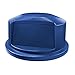 Rubbermaid Commercial Heavy-Duty BRUTE Dome Swing Top Door Lid for 32 Gallon Waste/Utility Containers, Plastic, Blue