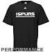 adidas San Antonio Spurs Black ClimaLITE Performance Top