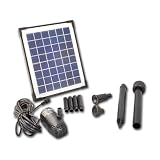 Solar Pumpe Springbrunnen SP-S2 - Solarpumpe Teichpumpe mit 5W 5 Watt